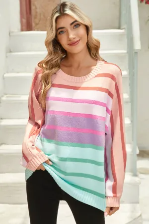 Multicolour Striped Sweater