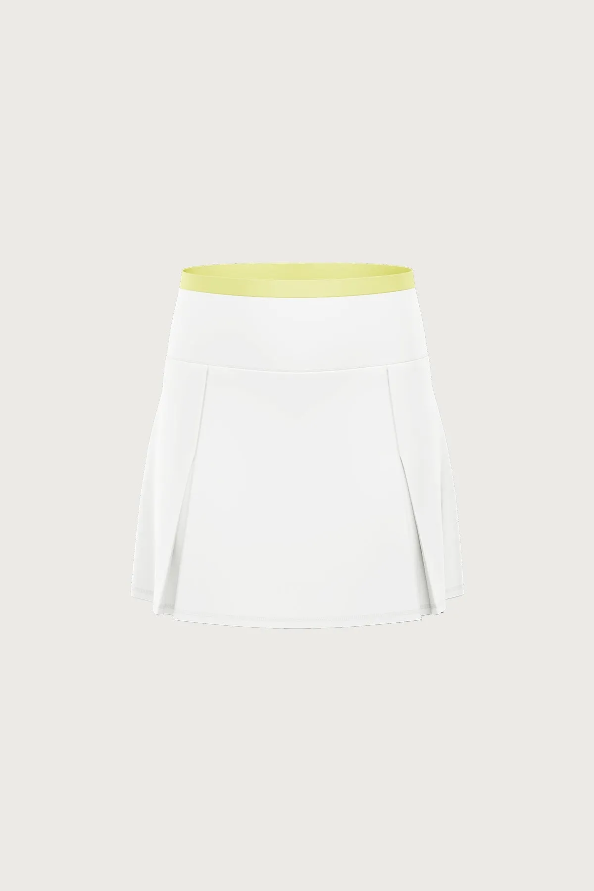 Neoprene Pleated Skirt