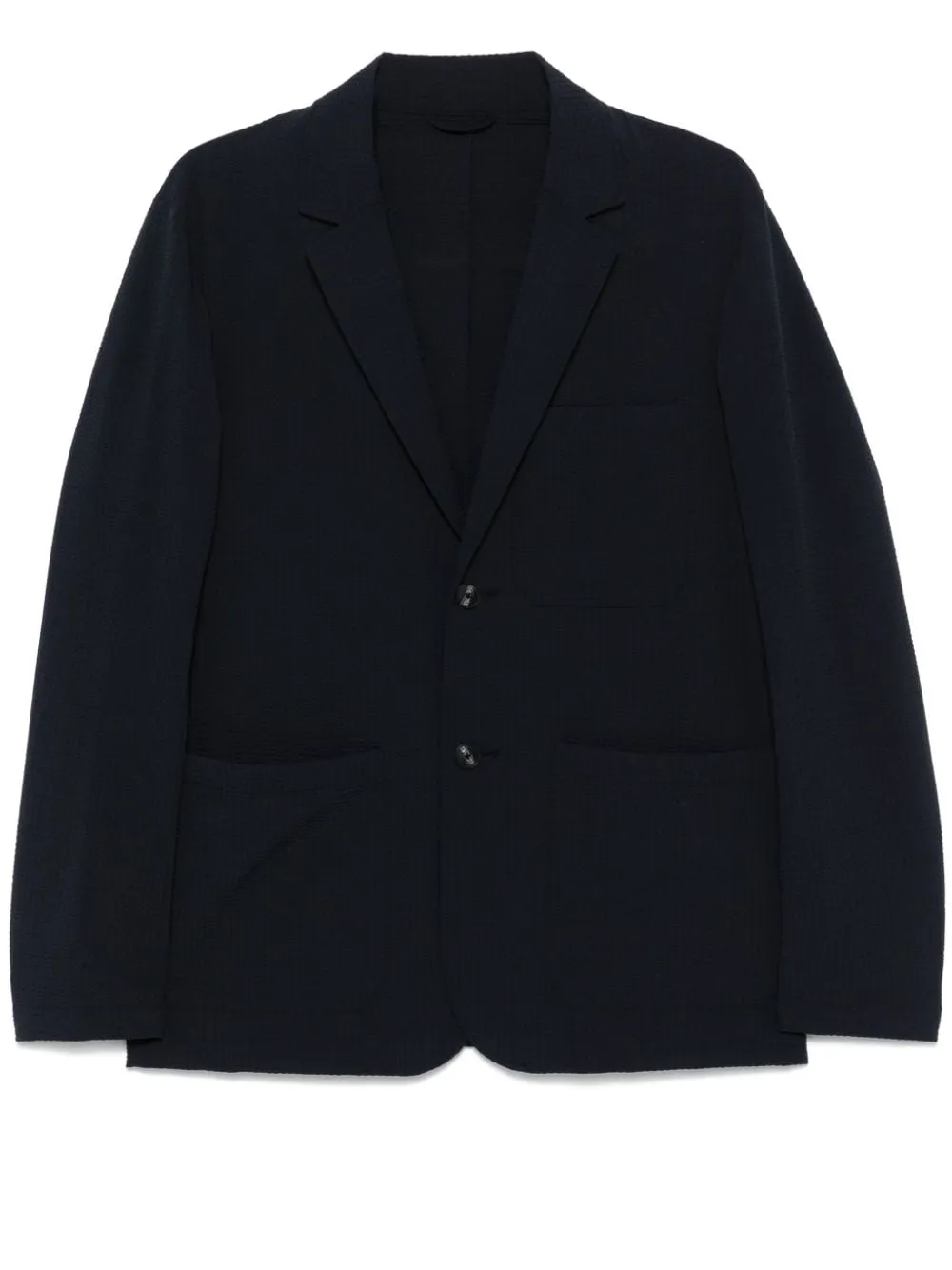 Nylon single-breasted jacket