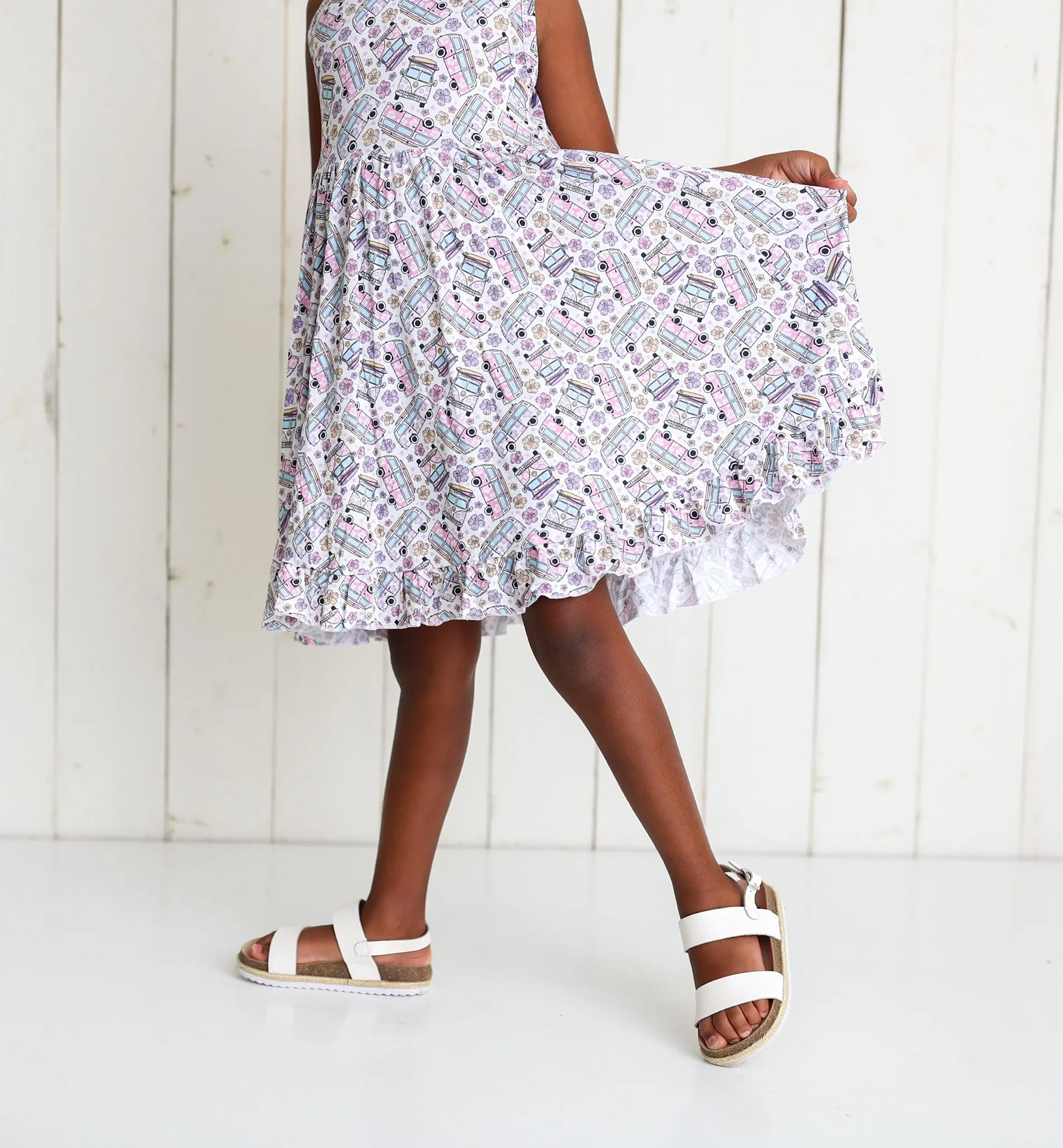 OFF TO PARADISE DREAM RUFFLE DRESS