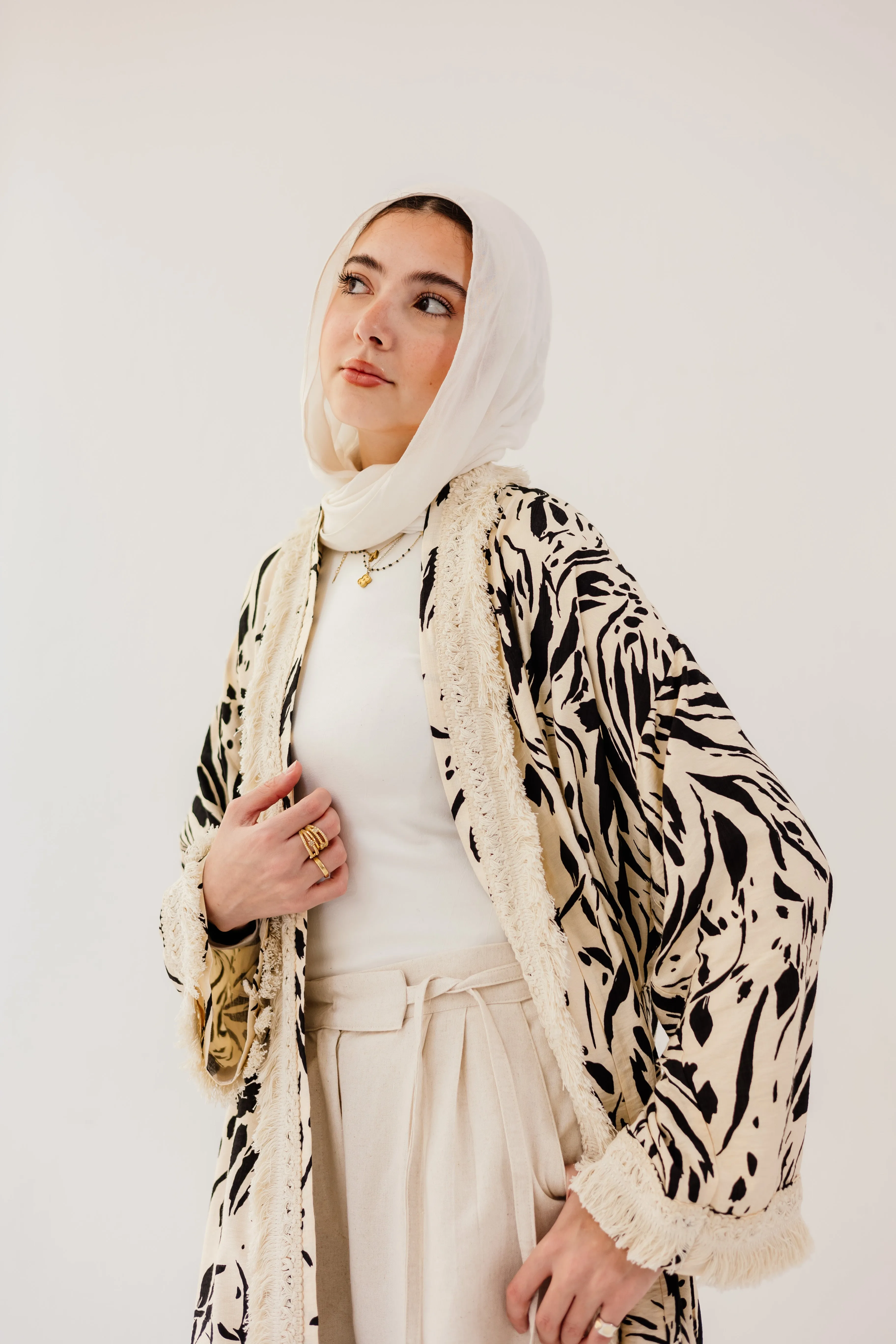 Oia Kimono in Black