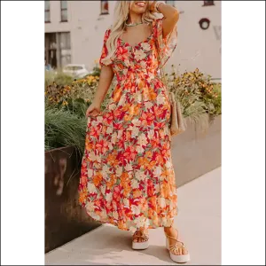 Orange Floral : Dresses that Slay, Gorgeous! 🧡 Needful Things