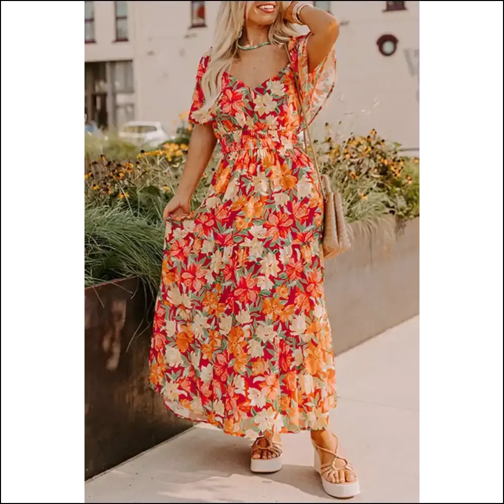 Orange Floral : Dresses that Slay, Gorgeous! 🧡 Needful Things