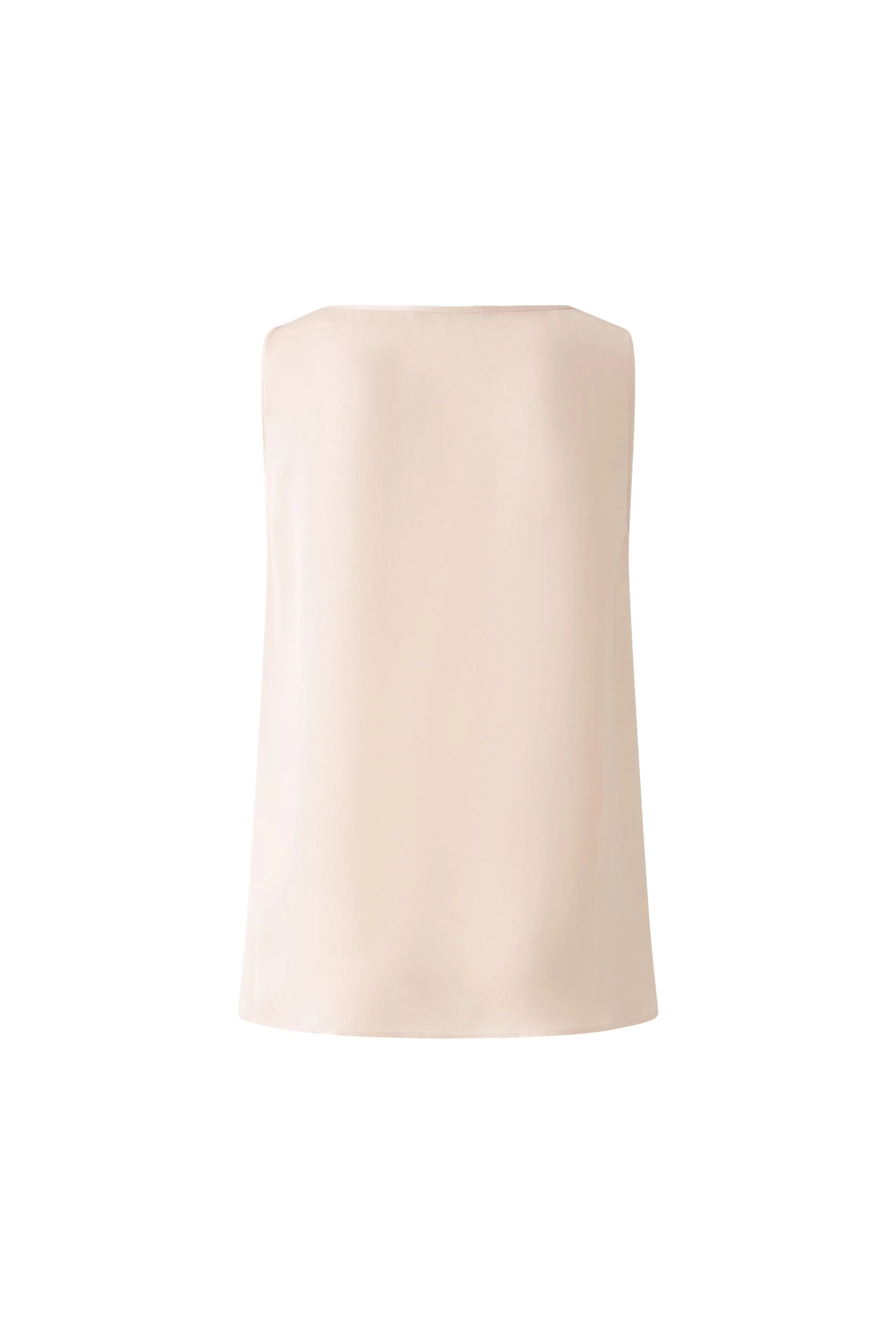 Oui Scoop Neck Shimmery Sleeveless Tank Top