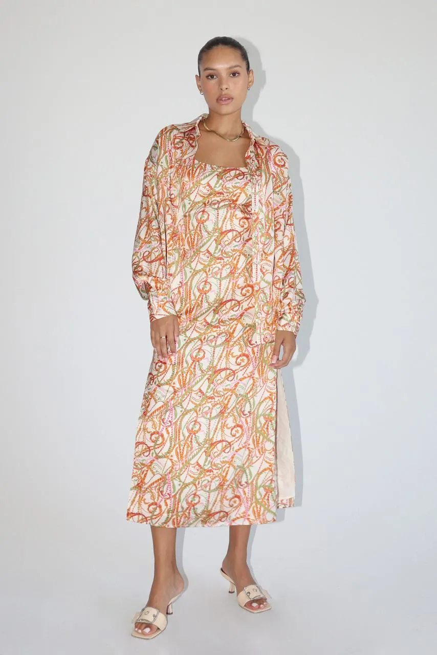 Paisley Sunshine Slip Dress