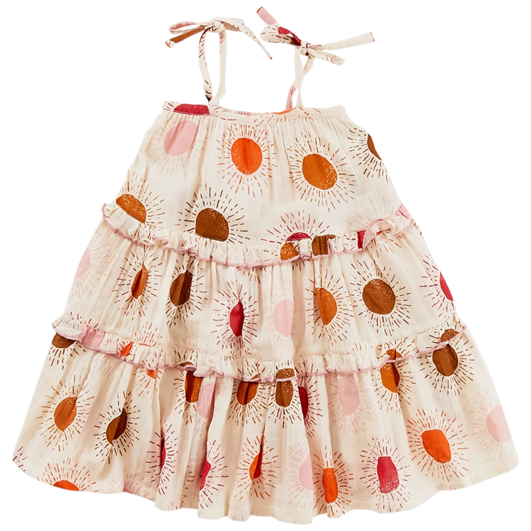 Pink Chicken Garden Dress - Sunrise