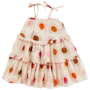 Pink Chicken Garden Dress - Sunrise