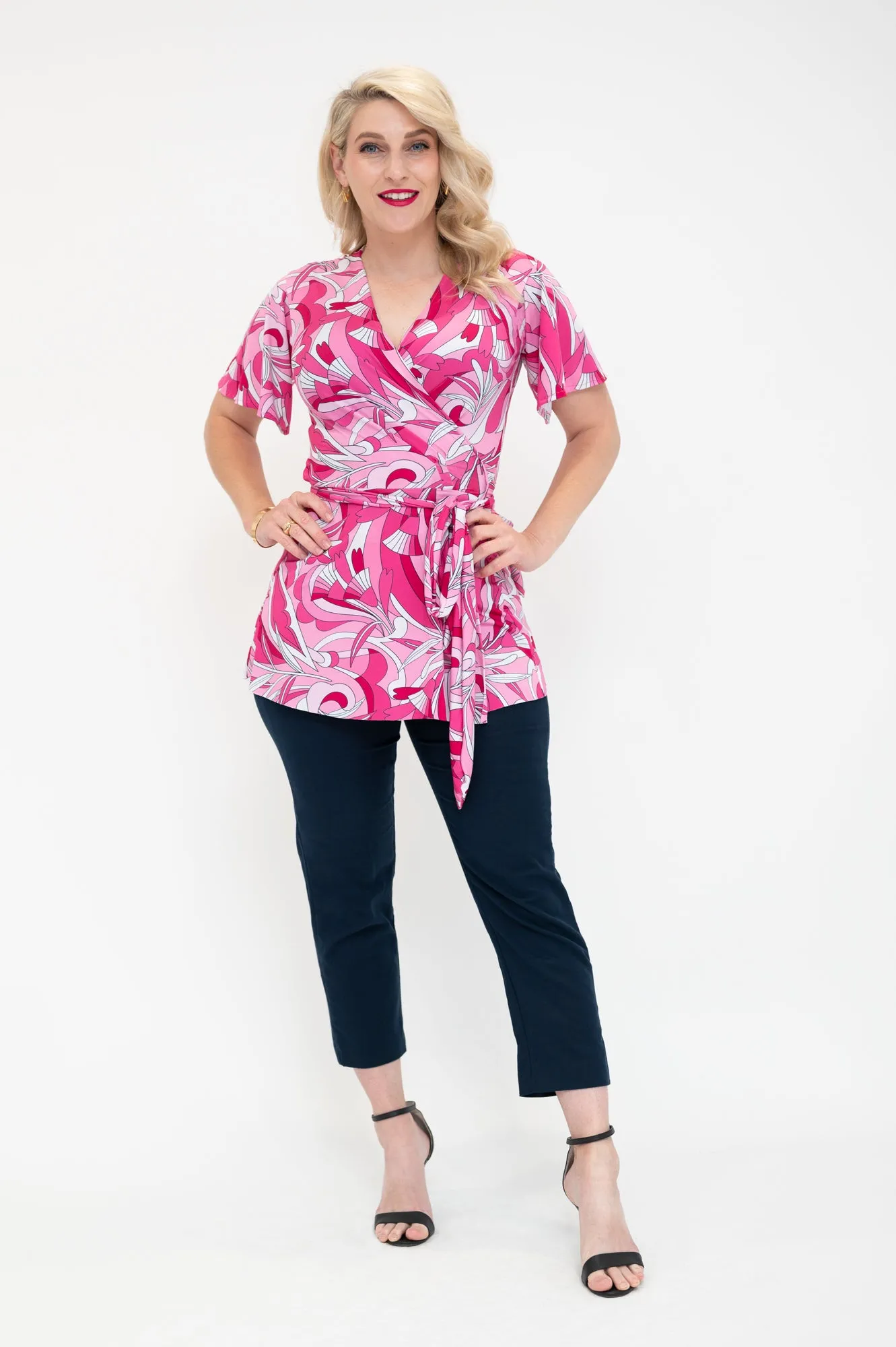 Pink Delight - Wrap Top