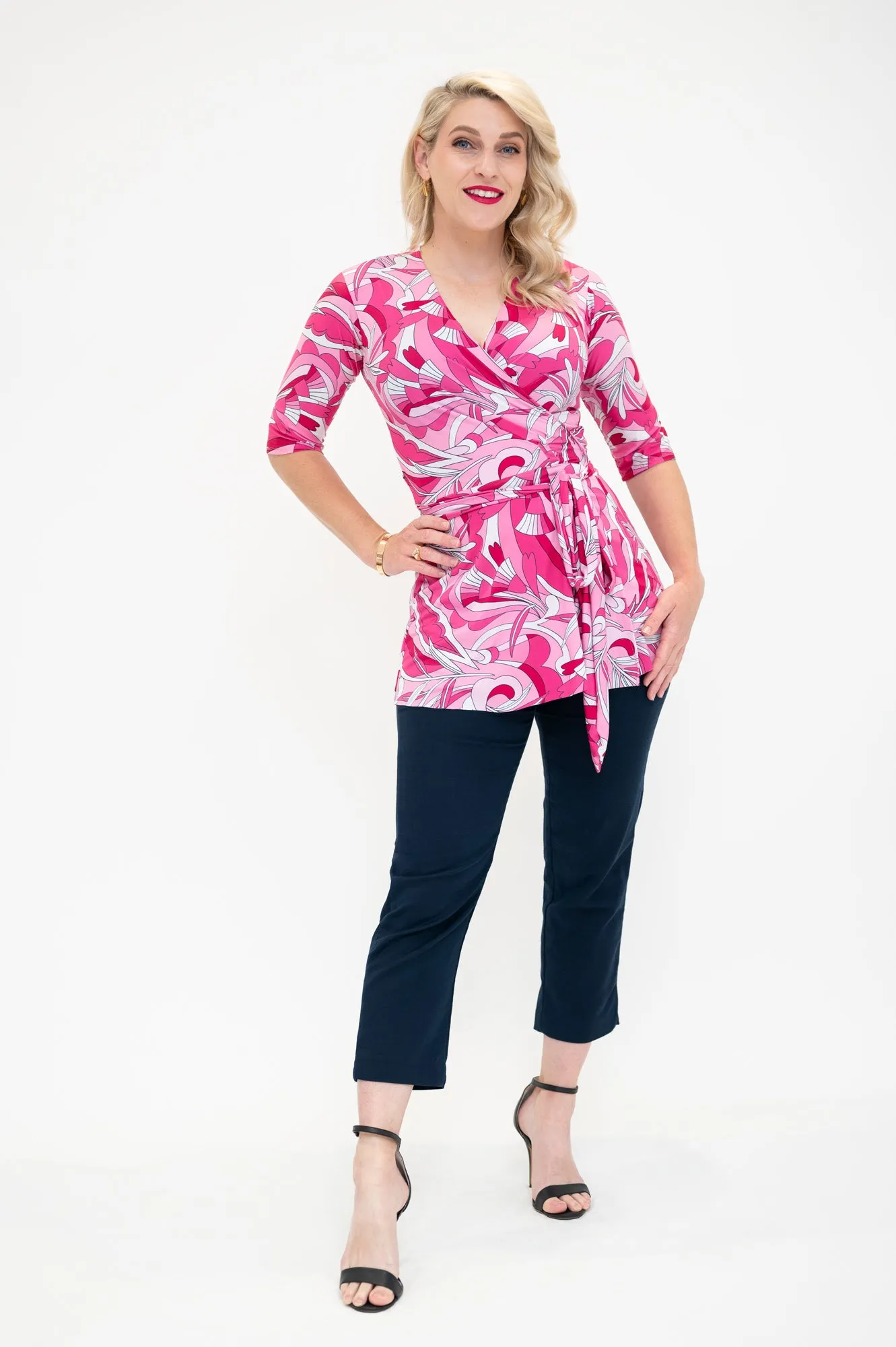Pink Delight - Wrap Top