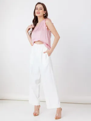Pink Solid Regular Top