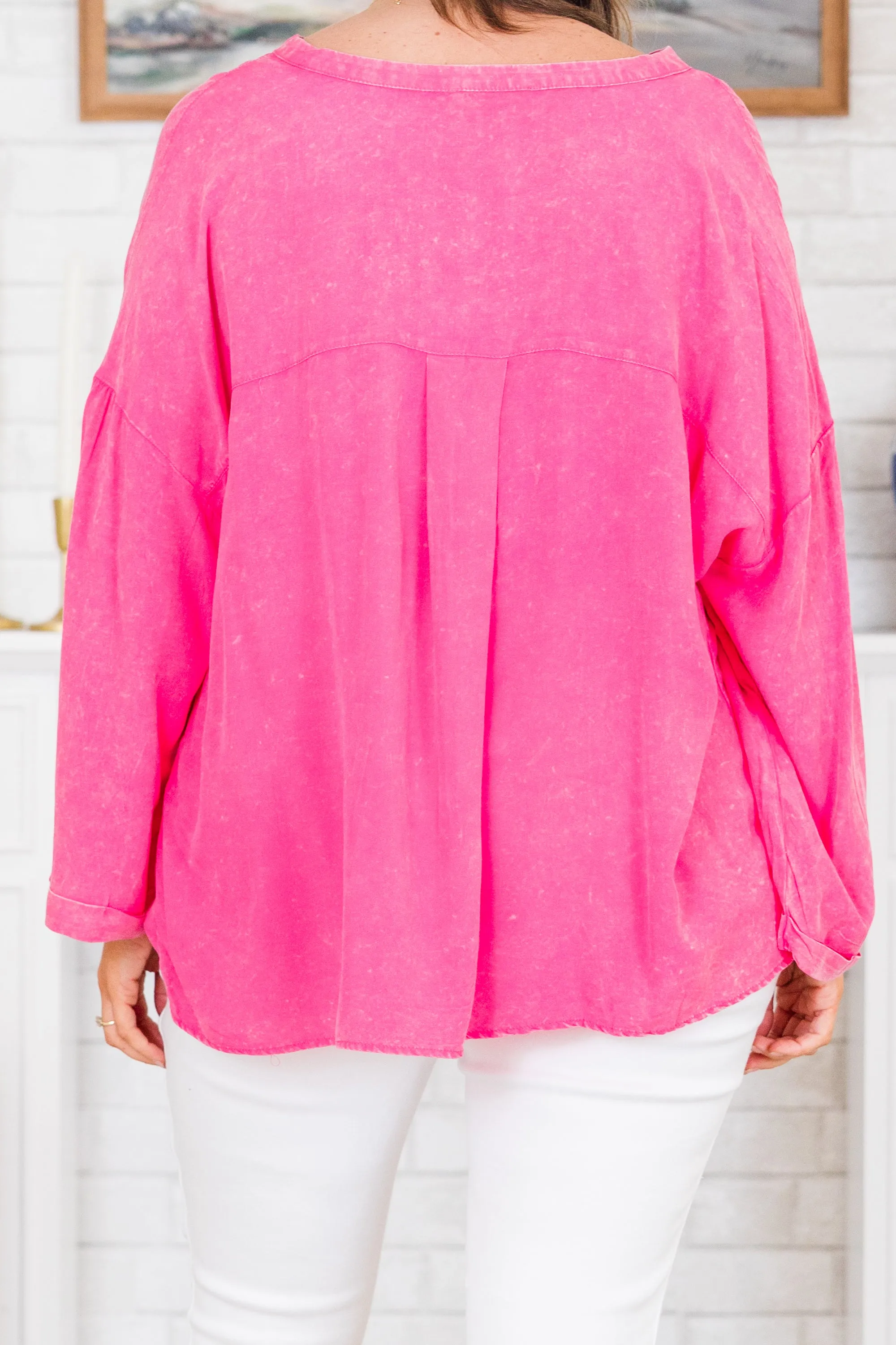 Praying For Sunshine Top, Pink