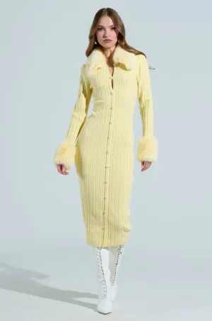 READY FOR SPRING KNIT MIDI DRESS