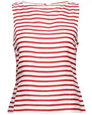 Red Breton Stripe Kelly Top