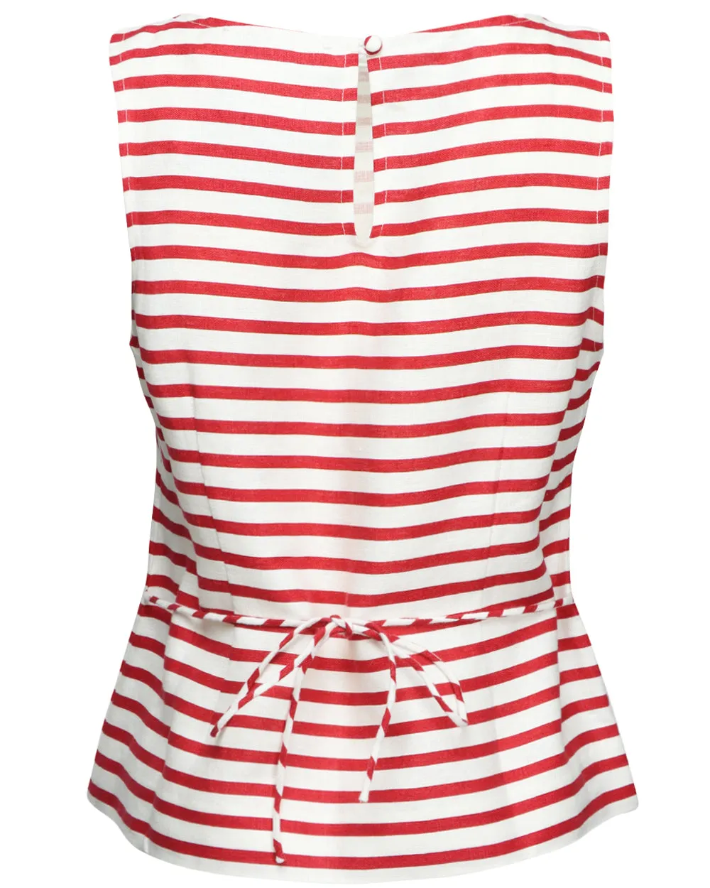 Red Breton Stripe Kelly Top