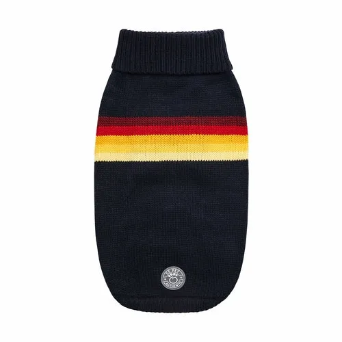 Retro Dog Sweater - Navy