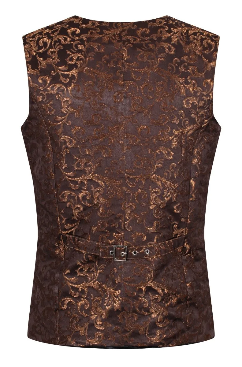Ro Rox Brocade Steampunk Tailored Waistcoat