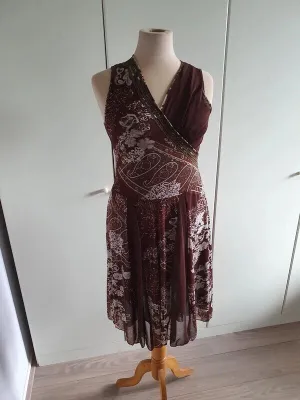 Rocio® | Asymmetrical Bohemian Charm Midi Dress For Women