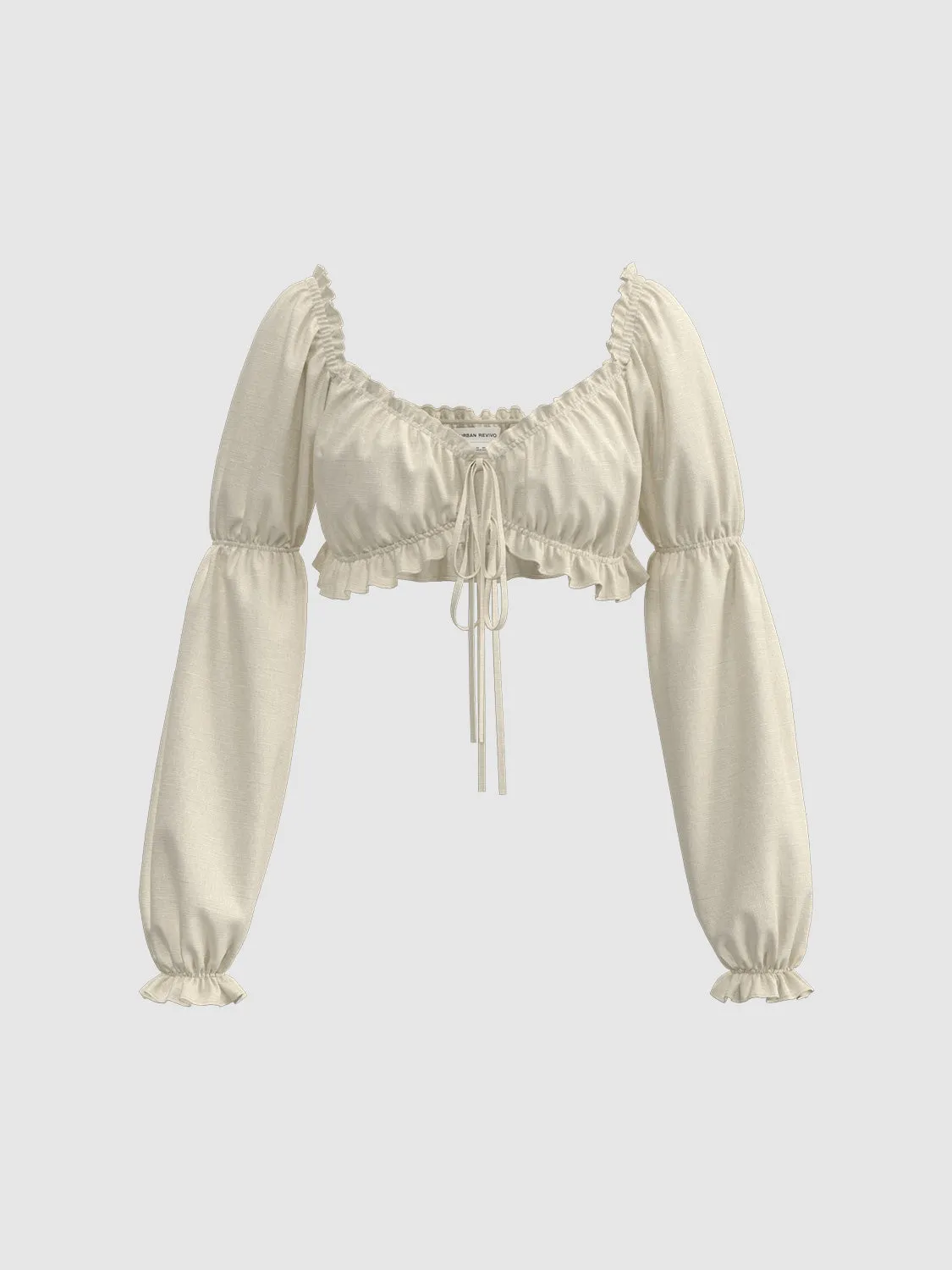 Ruffle Tie Blouses