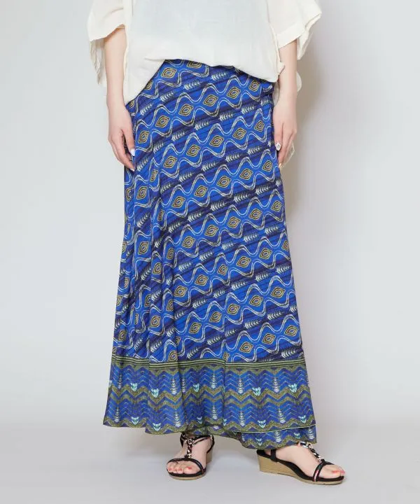 Sari Inspired Wrap Skirt