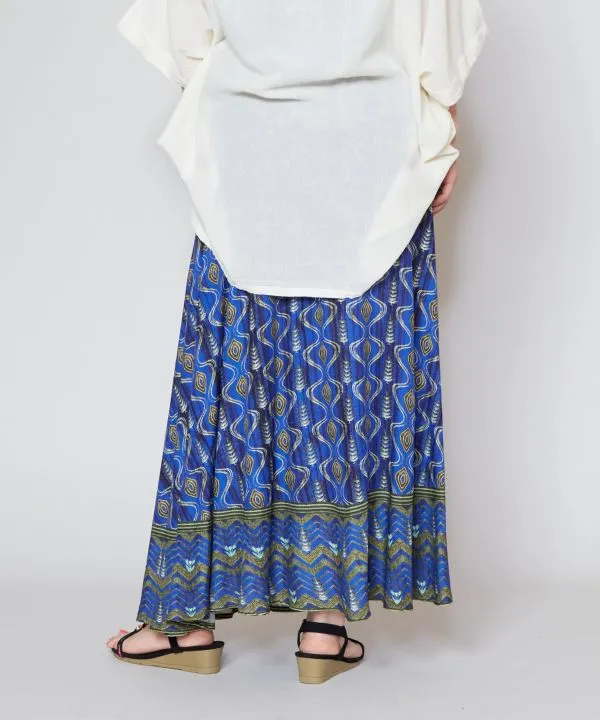 Sari Inspired Wrap Skirt