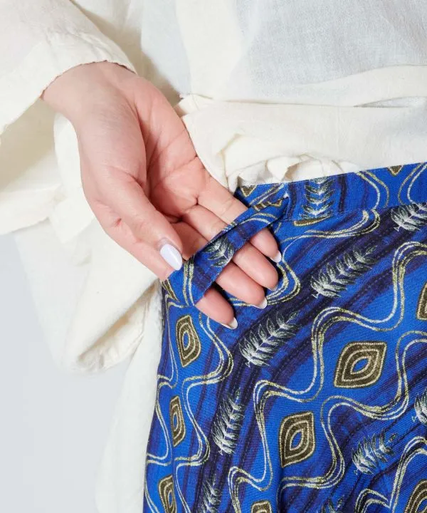Sari Inspired Wrap Skirt