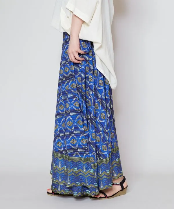 Sari Inspired Wrap Skirt