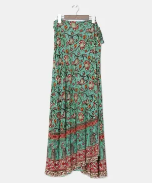 Sari Inspired Wrap Skirt