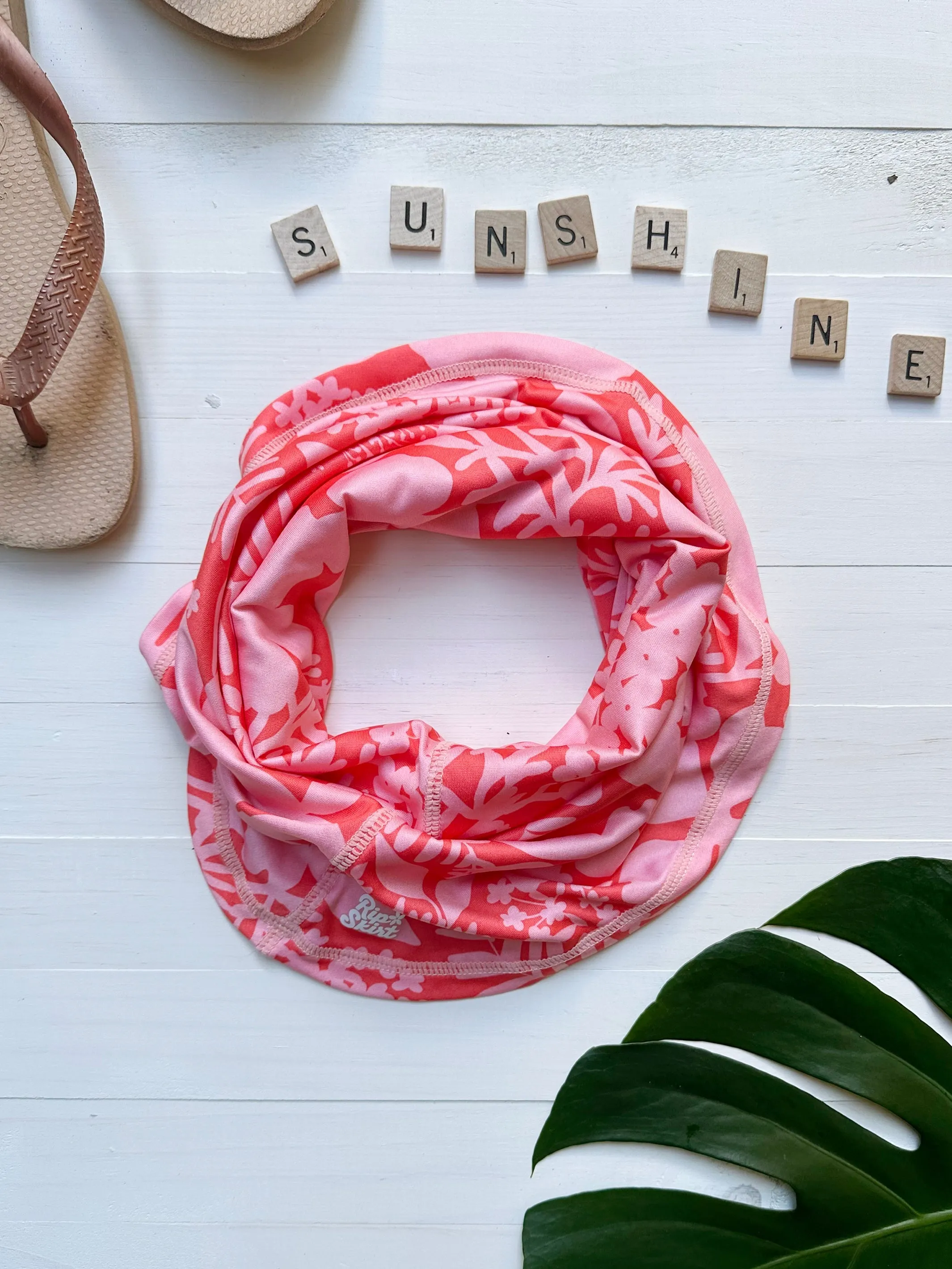 Shadow Garden Coral | Sun Scarf