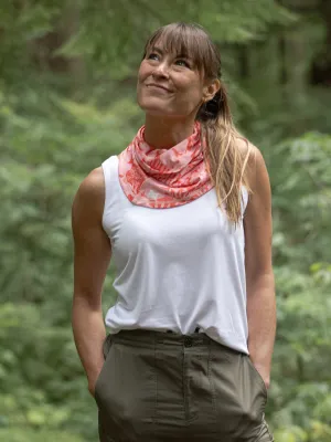Shadow Garden Coral | Sun Scarf