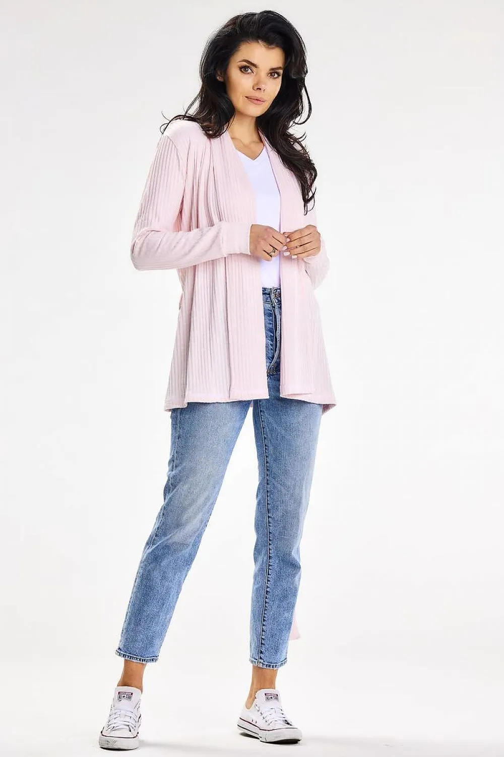 Shawl Collar Belted Cardigan