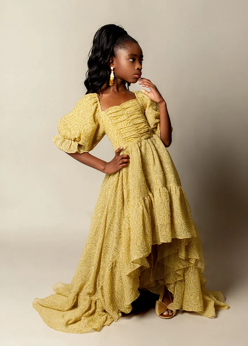 Shwaney Impact Dress in Citron