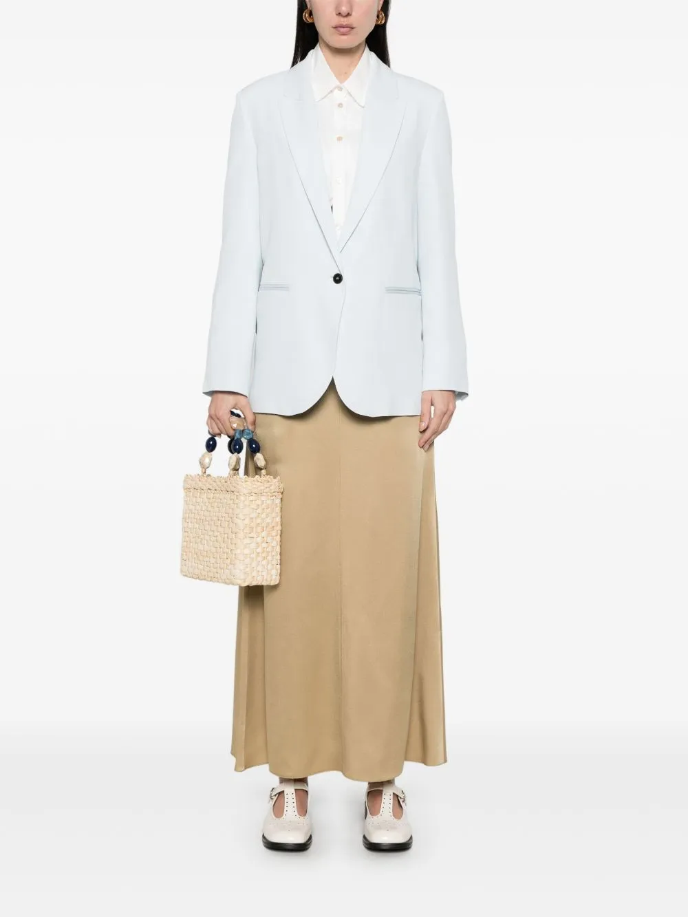 Single-breasted blazer jacket
