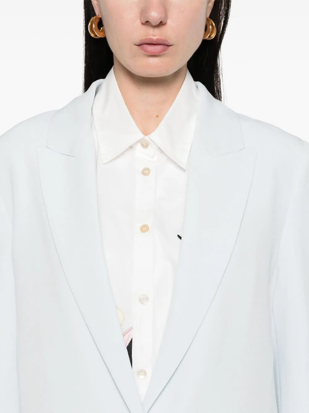 Single-breasted blazer jacket