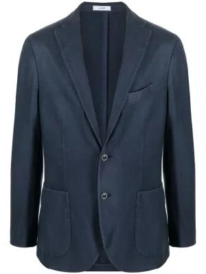 Single-breasted cashmere jacket