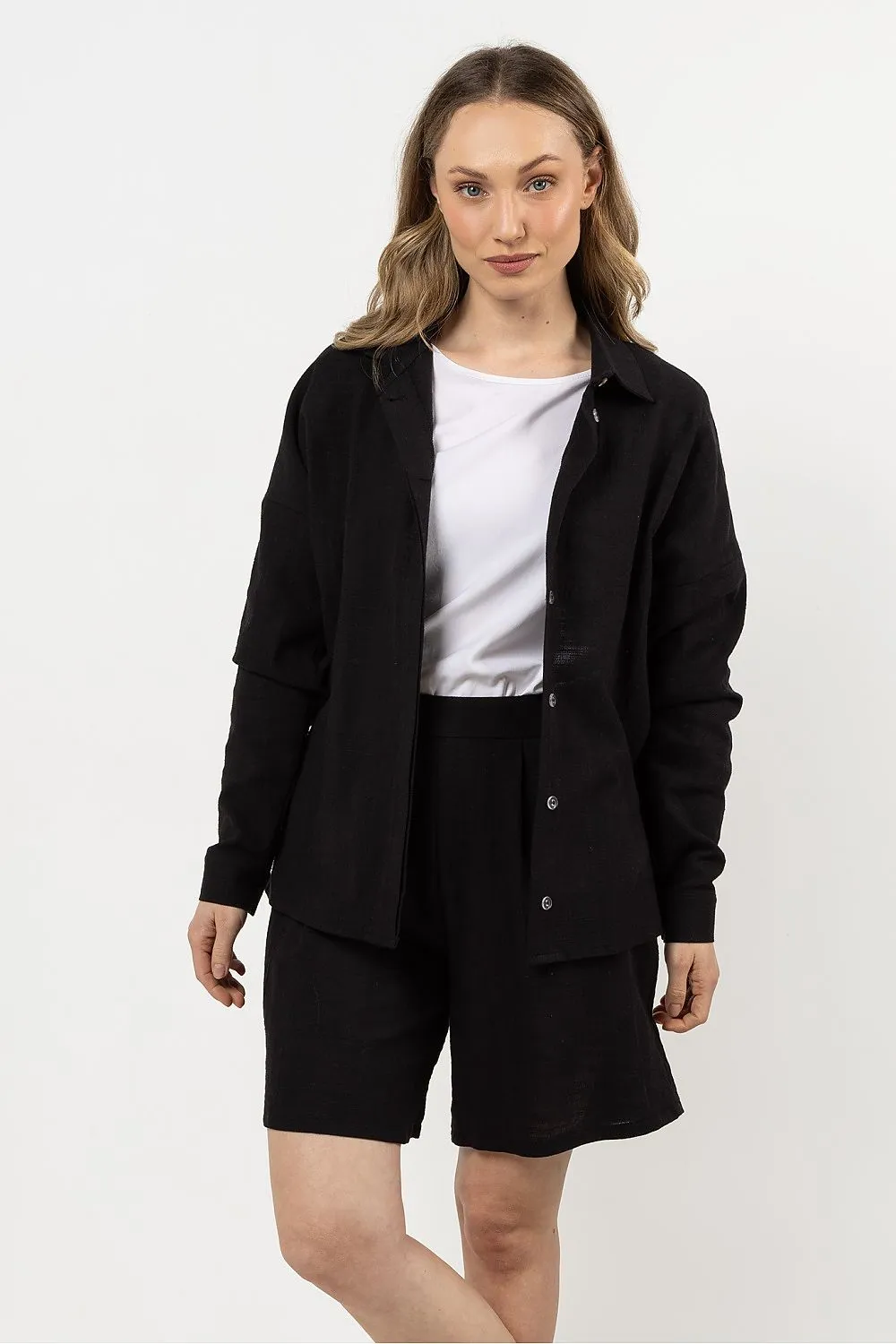 Stand-Up Collar Elegant Shirt