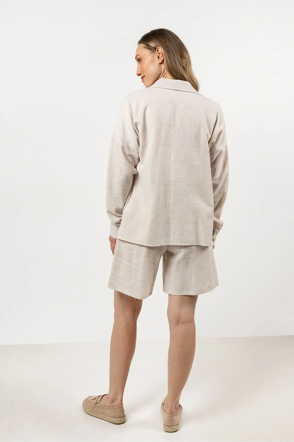 Stand-Up Collar Elegant Shirt
