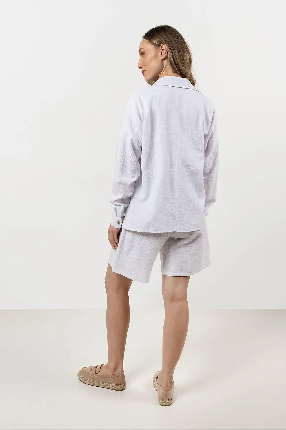 Stand-Up Collar Elegant Shirt