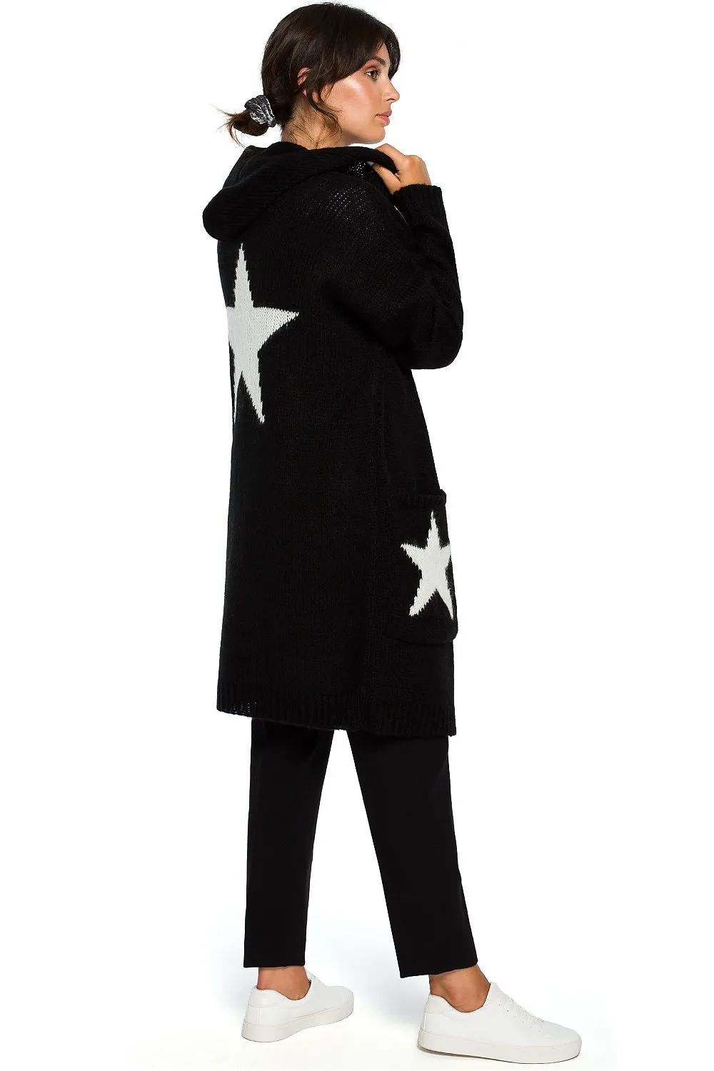 Star Motif Relaxed Cardigan Outerwear
