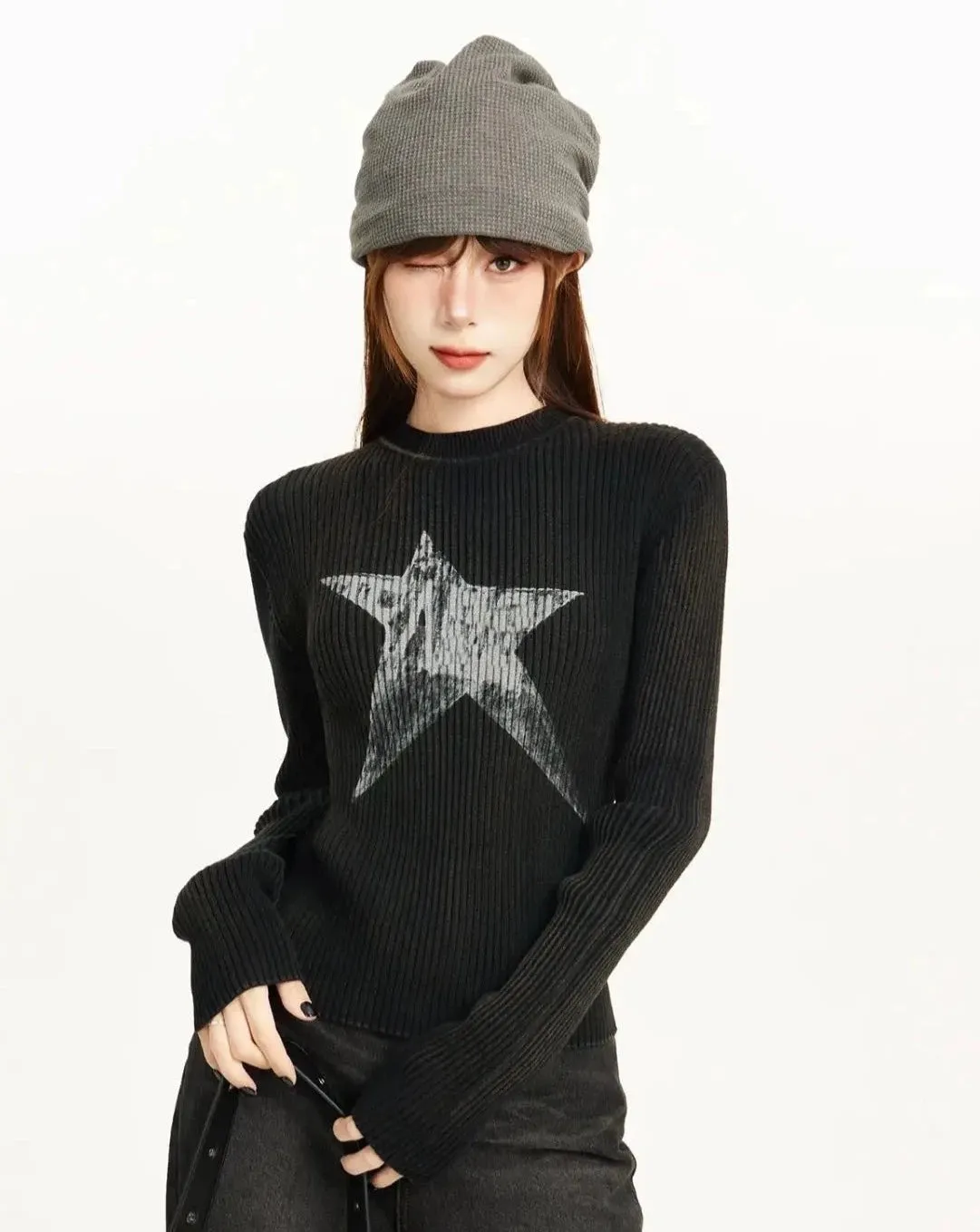 Striped Grunge Sweater