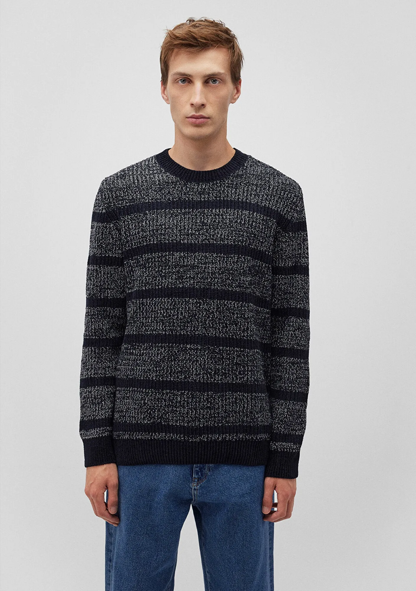 Striped Navy Sweater