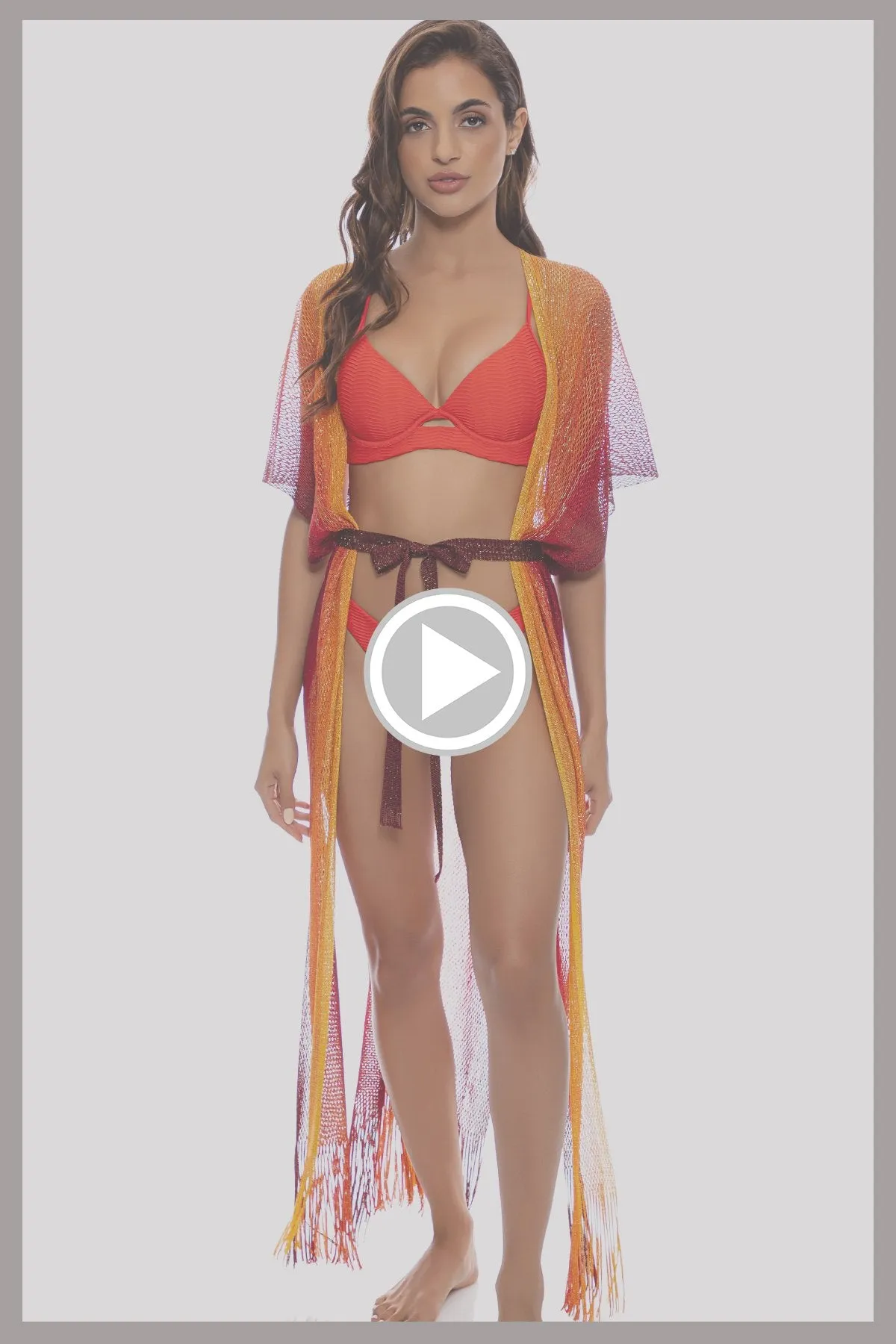 SUNSHINE ADDICT - Long Caftan • Sunset
