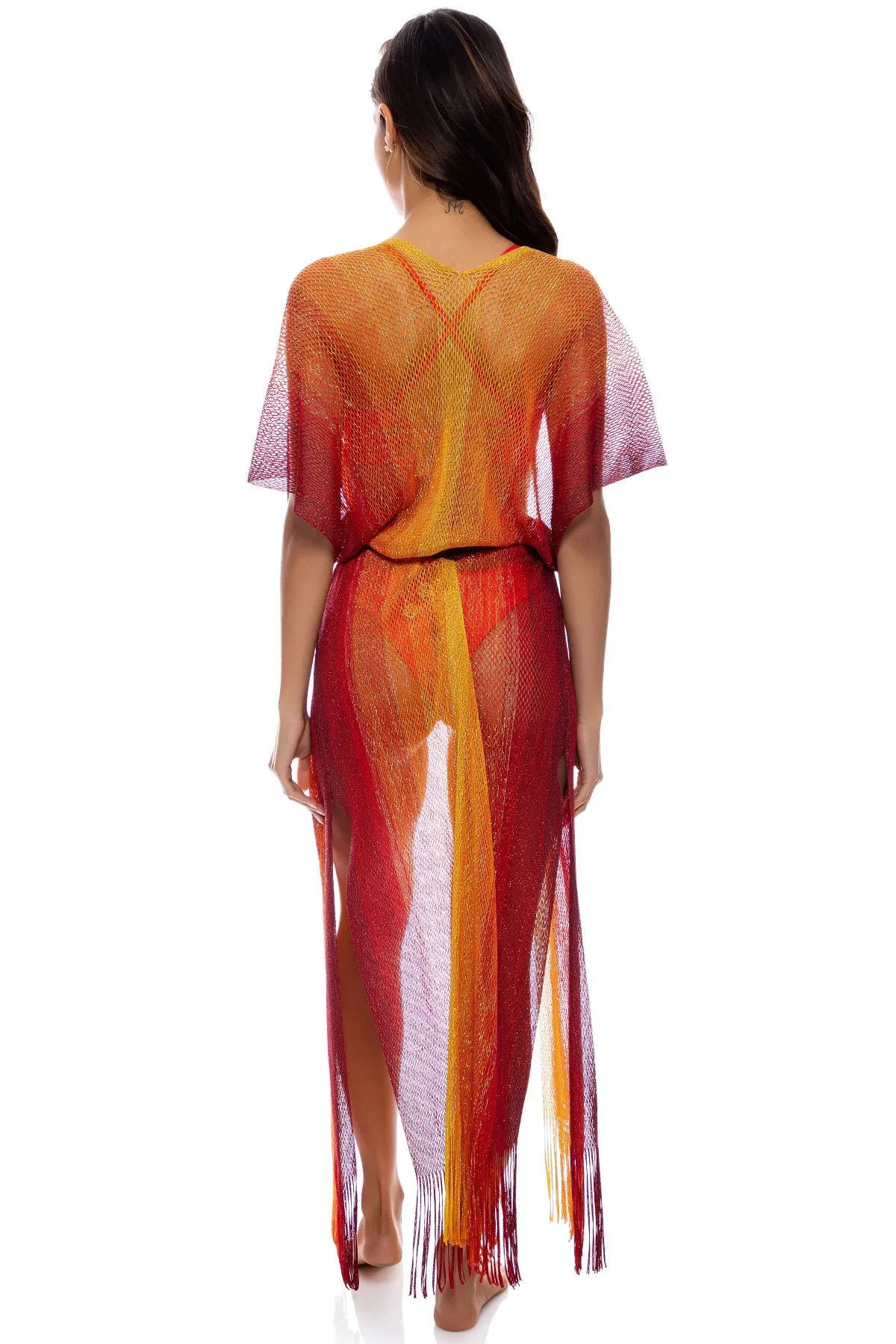 SUNSHINE ADDICT - Long Caftan • Sunset