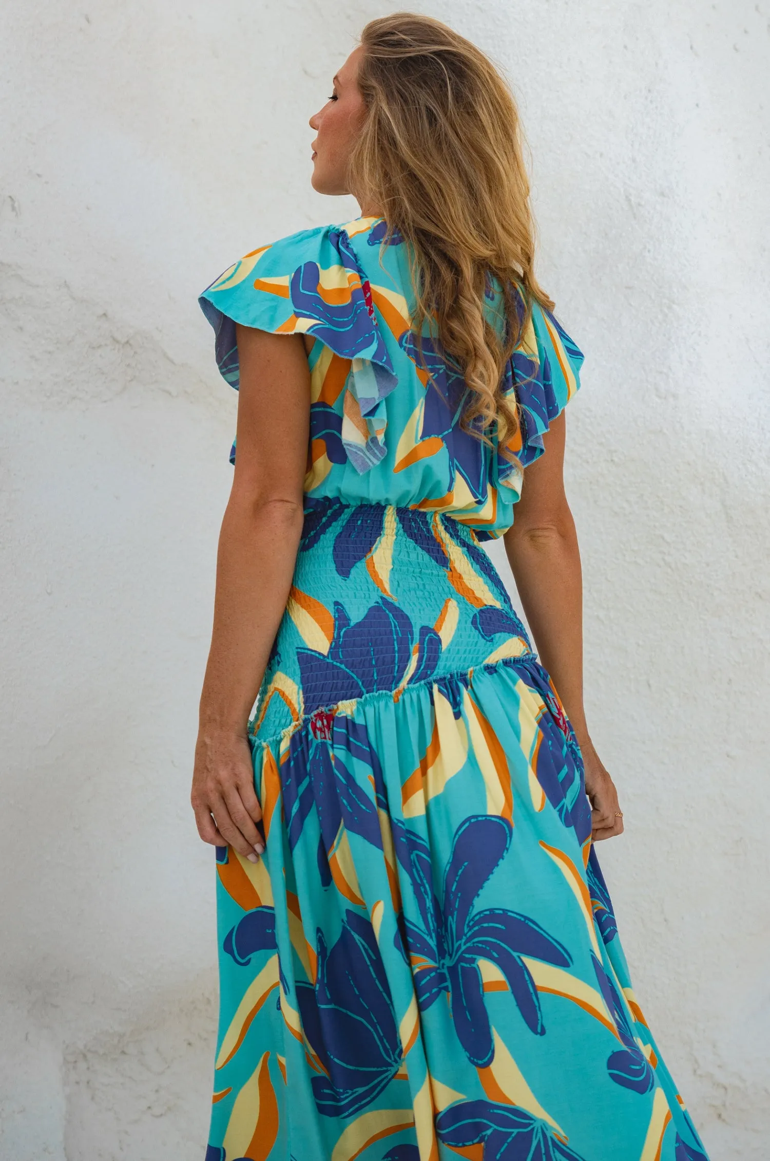 Sunshine Bohemian Midi Dress (Sale)