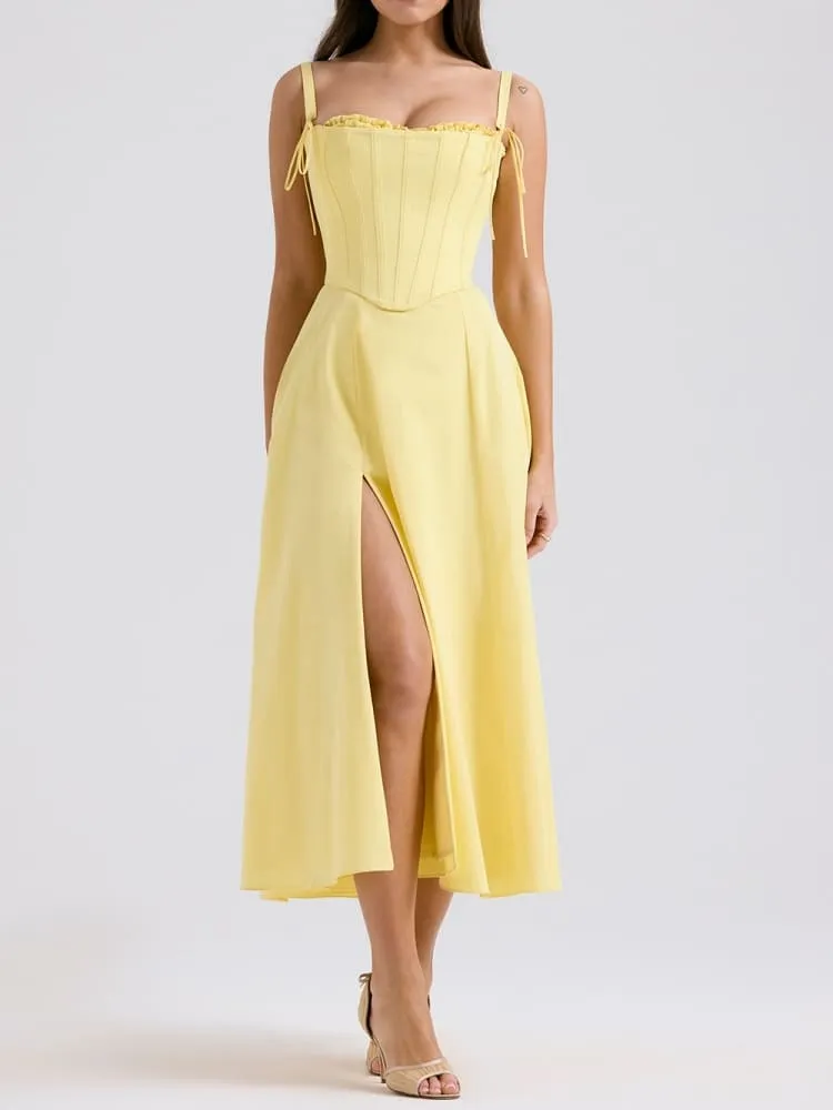 Sunshine Cotton Midi Sundress