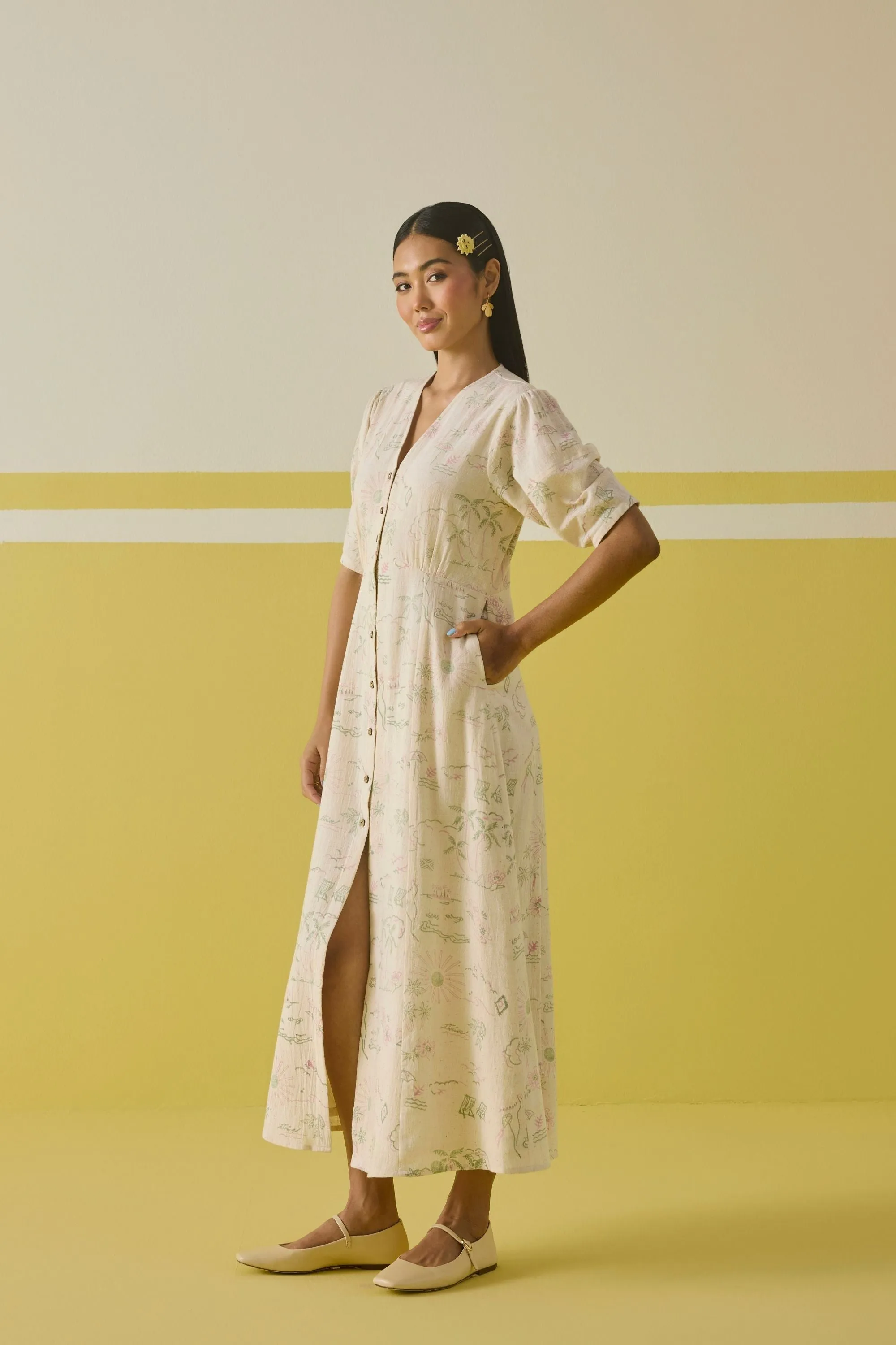 Sunshine Garden Kala Cotton Maxi Dress