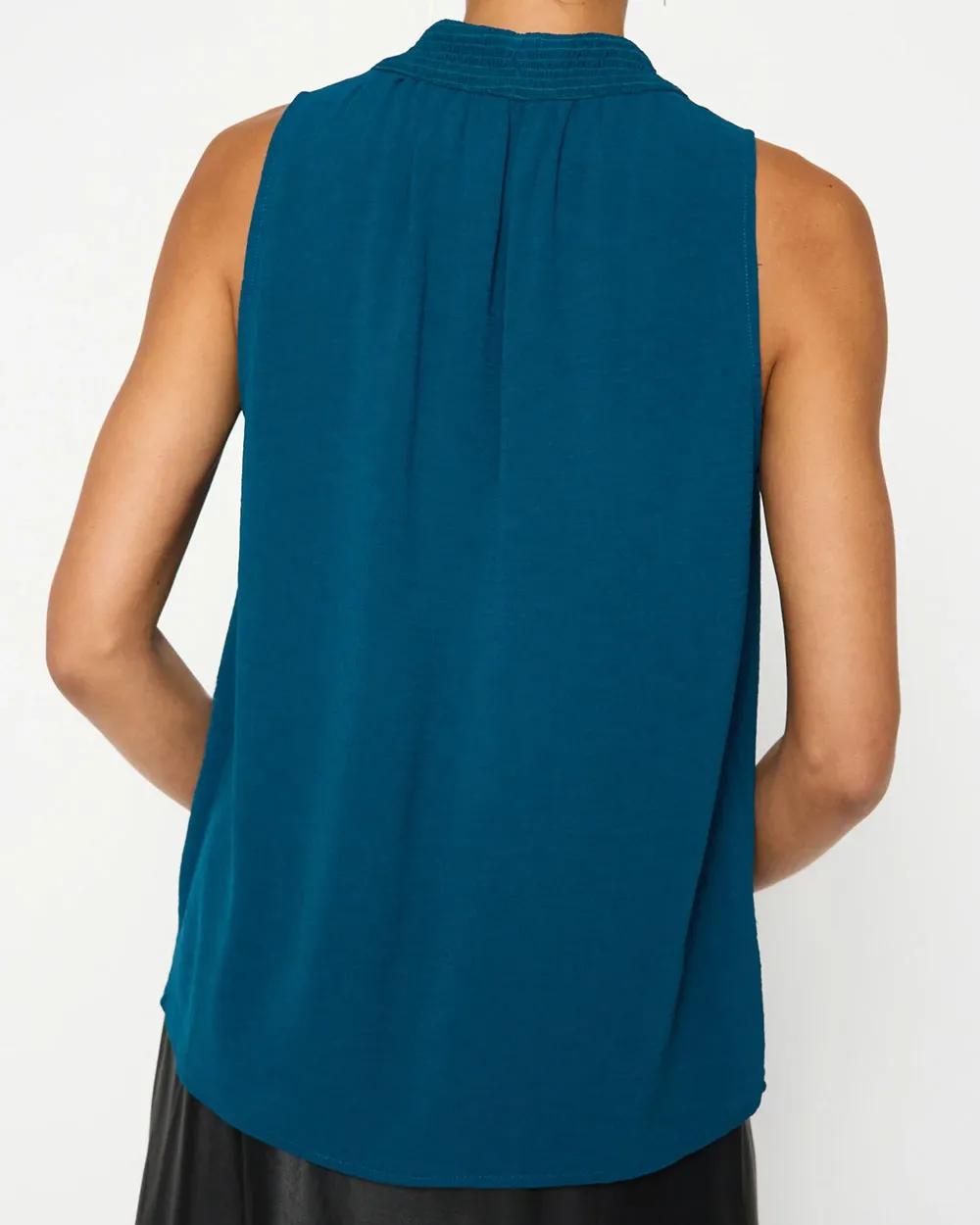 Teal Sleeveless Doha Top