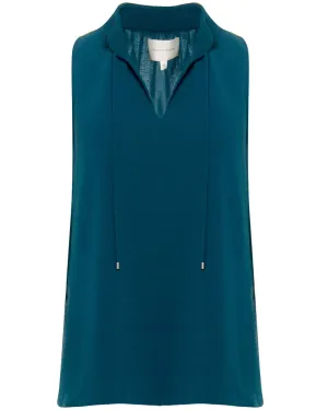 Teal Sleeveless Doha Top