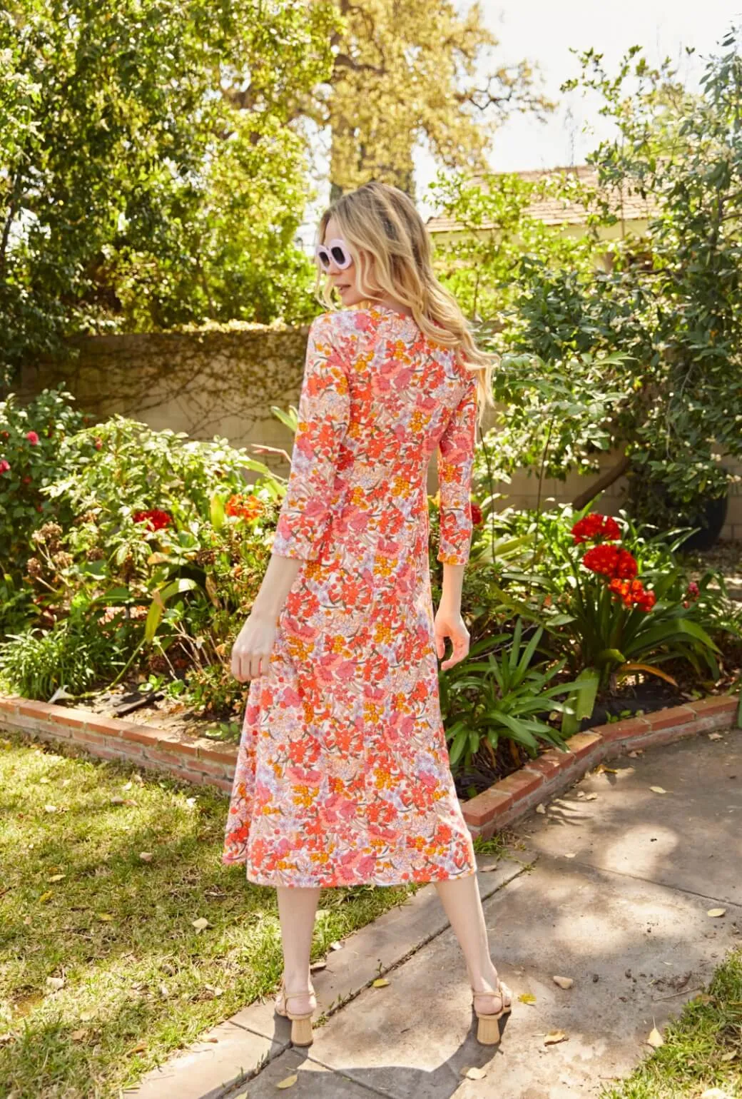 The Astor Dress - 60's Floral