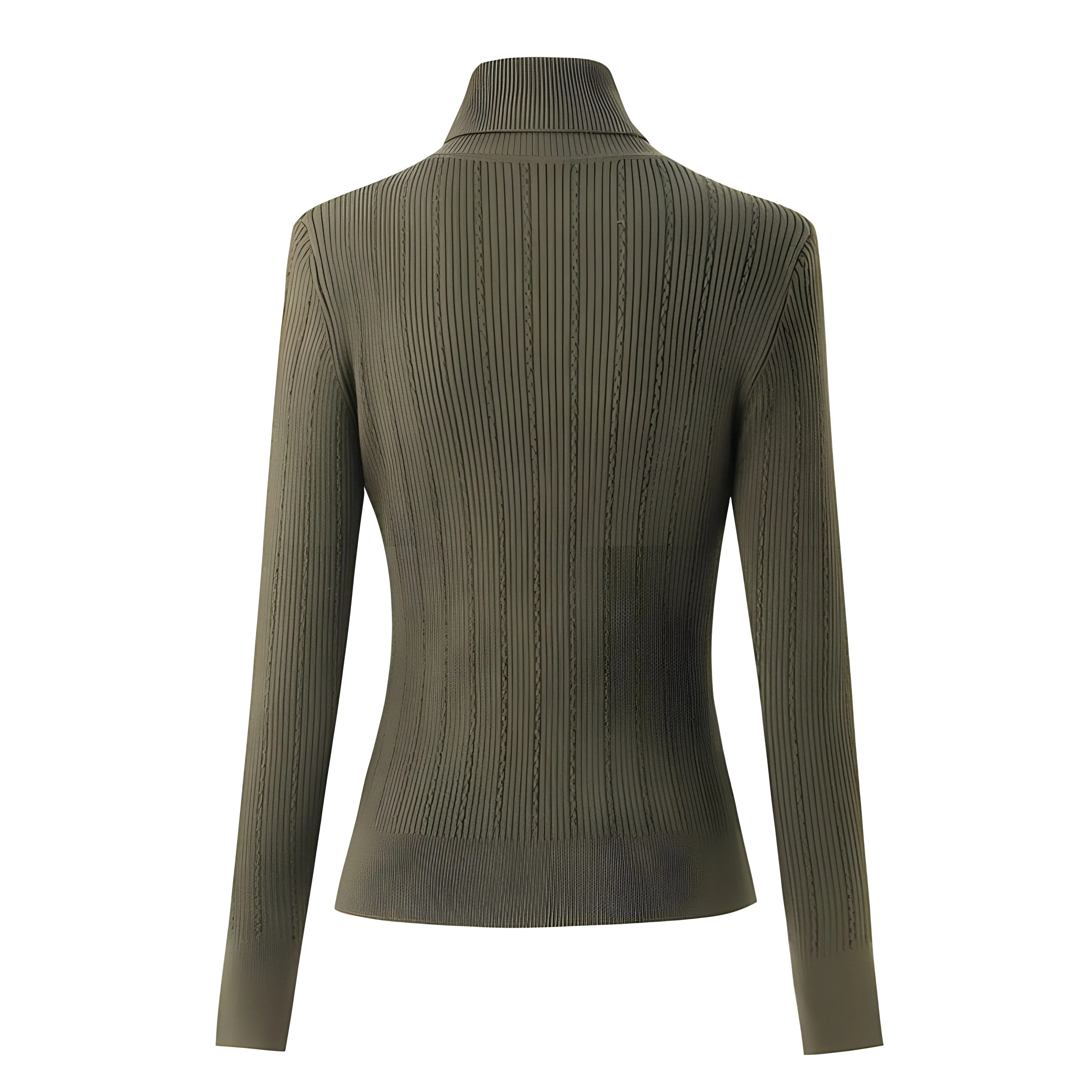 The Leander Long Sleeve Knitted Turtleneck - Multiple Colors