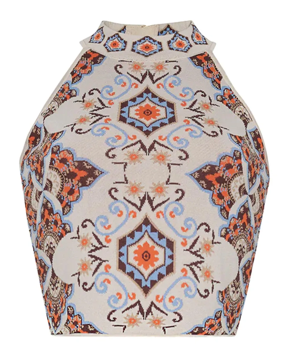 Turtle Dove Vintage Paisley Marilyn Top